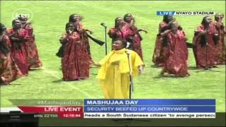 Mama Ngina School Perform Anti-Drug Abuse Song 'Tumekaza Kamba' at Mashujaa Day Celebrations