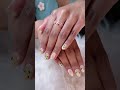 Minimalist gel builder #nails with hand-painted accents, effortless beauty in every detail. #nailart