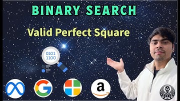 LeetCode 367 | Valid Perfect Square | Python Binary Search Solution | AlgoYogi
