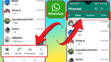 How to Change WhatsApp Bottom Navigation Bar 2024 | Remove WhatsApp Navigation Bar Bottom to Top