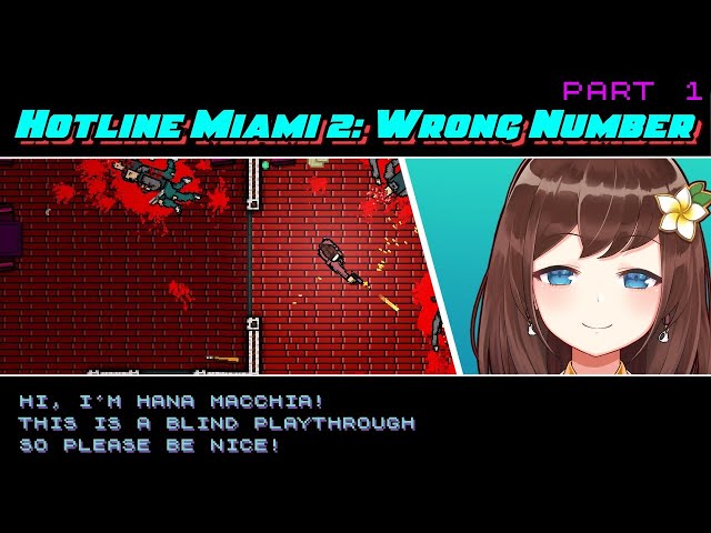 (Hotline Miami 2: Wrong Number) Here we go again!【NIJISANJI ID | Hana Macchia】のサムネイル