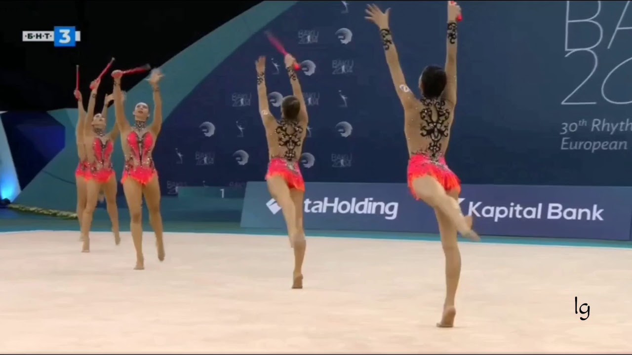 Group Spain 5 Clubs Final European RG Championships Baku 2014