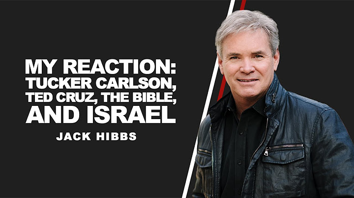MY REACTION: Tucker Carlson, Ted Cruz, The Bible, and Israel