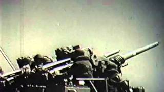 USS Salem Rapid Fire Guns Video