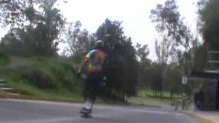 Go longboard Mexico-toe side pendy knee slide