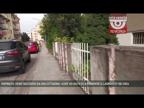 RAPINATO, VIENE SOCCORSO DA UNA CITTADINA: «COSI' HO AIUTATO A PRENDERE IL LADRO» | 17/09/2024