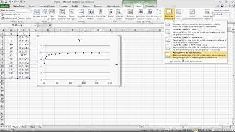 Como fazer ajuste de curvas no excel
