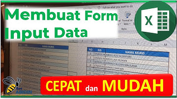 Cara Cepat Membuat Form Input Data Siswa di Ms. Excel || Tanpa Coding & VBA