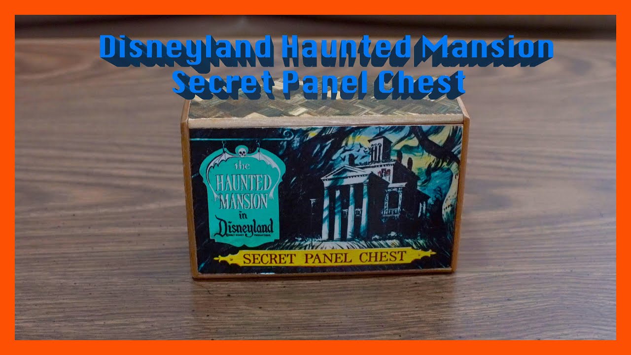 Secret Panel Disneyland Haunted Mansion Secret Panel Chest - How to Open! 😊 🔐 # ...