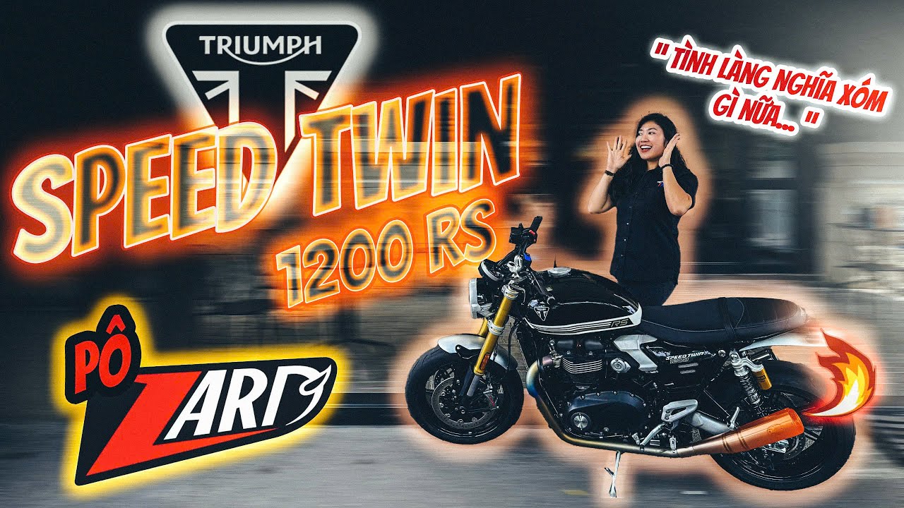 SPEED TWIN 1200 RS độ pô ZARD- Lên Đồ Chơi Cơ Bản| Khám Phá Tiếng Pô Tuyệt Vời! |Quỳnh Triumph