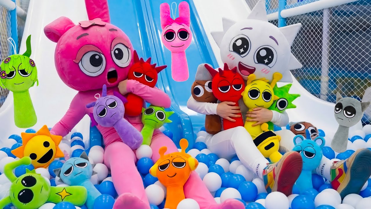 Hidden in Plain Sight! Pinki & Wenda Spot Sprunki Among the Balls