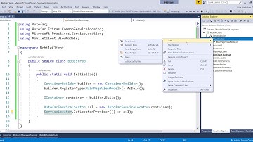 Using Autofac DI/IoC Container in Xamarin.Forms iOS & Android Mobile Apps