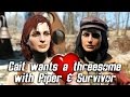 Fallout 4  cait wants a threesome with piper  sole survivor