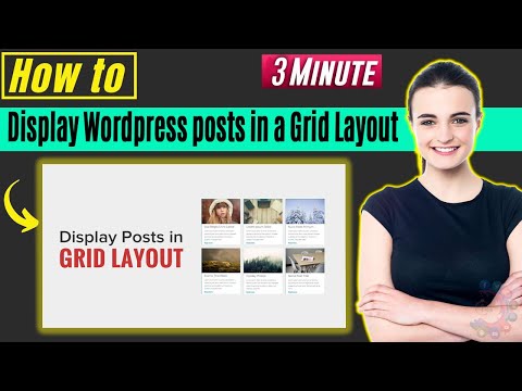 How to display wordpress posts in a grid layout 2022