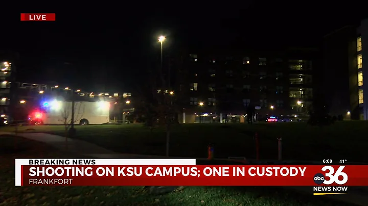 One person in custody after shooting at KSU
