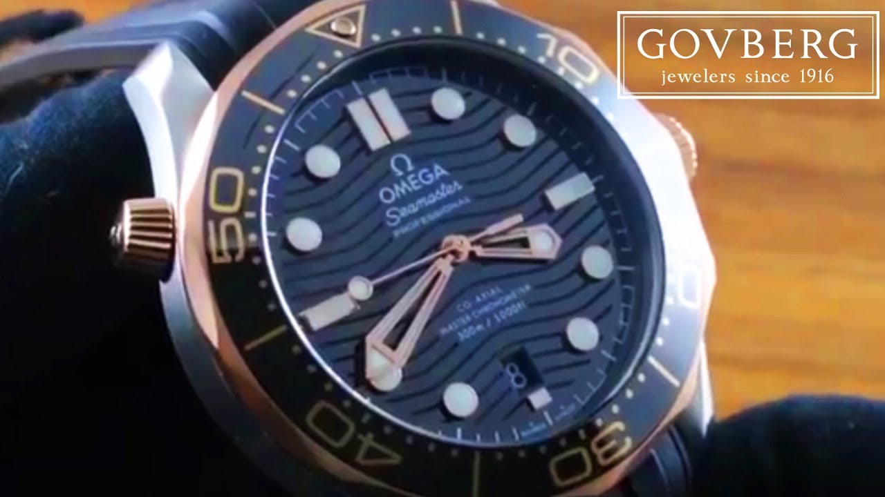 omega seamaster 300 blue gold