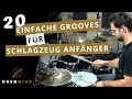 20 einfache Grooves für Schlagzeug Anfänger