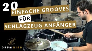 20 einfache Grooves für Schlagzeug Anfänger