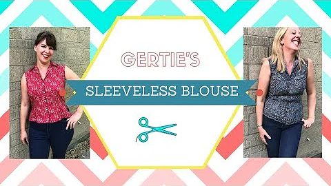 Pattern Review: Sleeveless Blouse from Gertie Sews Vintage Casual