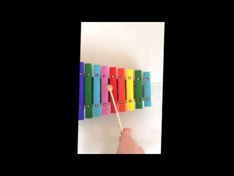 Развивающая игрушка из дерева Ксилофон 12 тонов