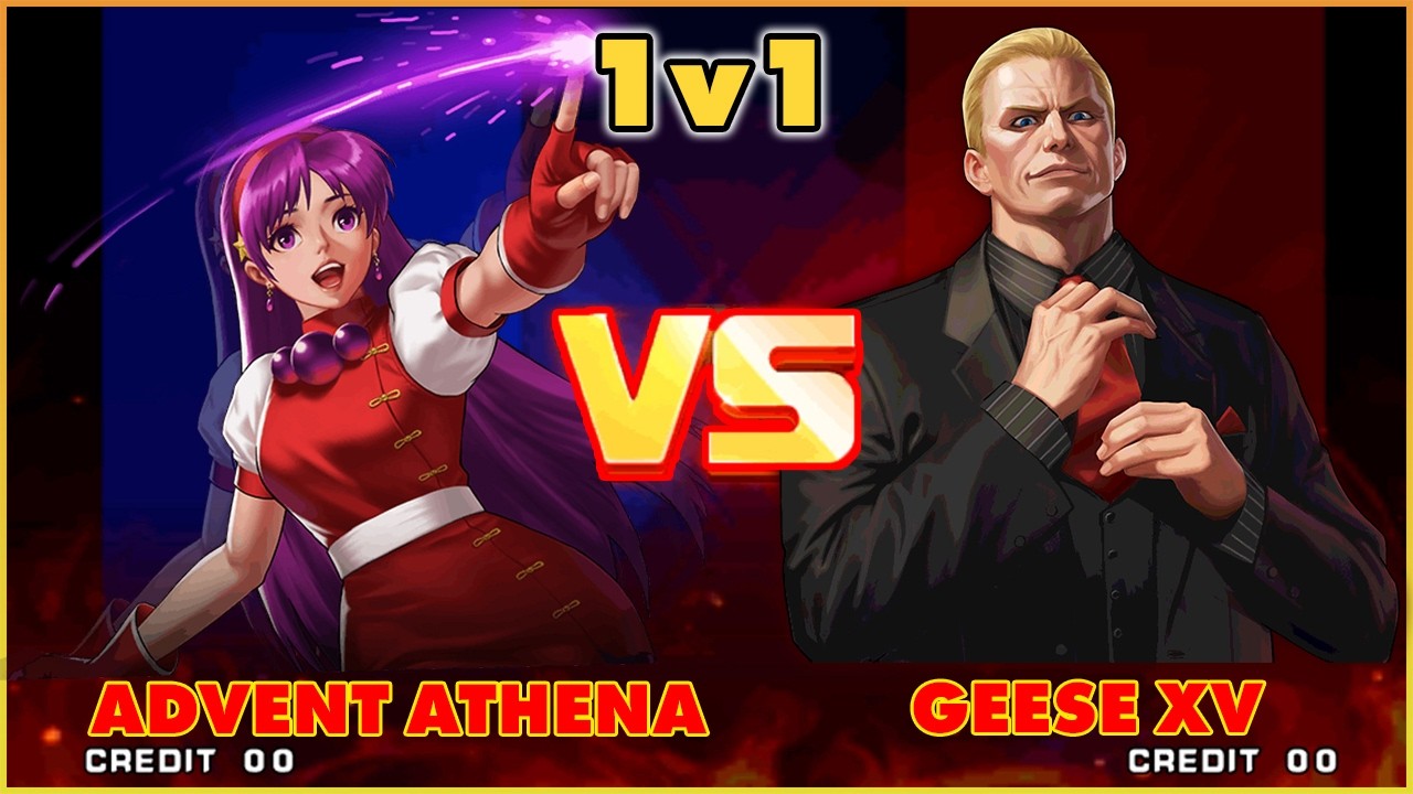 ✦ KOF 98 UM OL ✦ SMax Advent Athena vs SMax Geese XV | 1v1 KOF