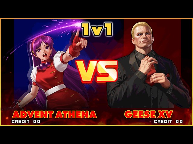 ✦ KOF 98 UM OL ✦ SMax Advent Athena vs SMax Geese XV | 1v1 KOF