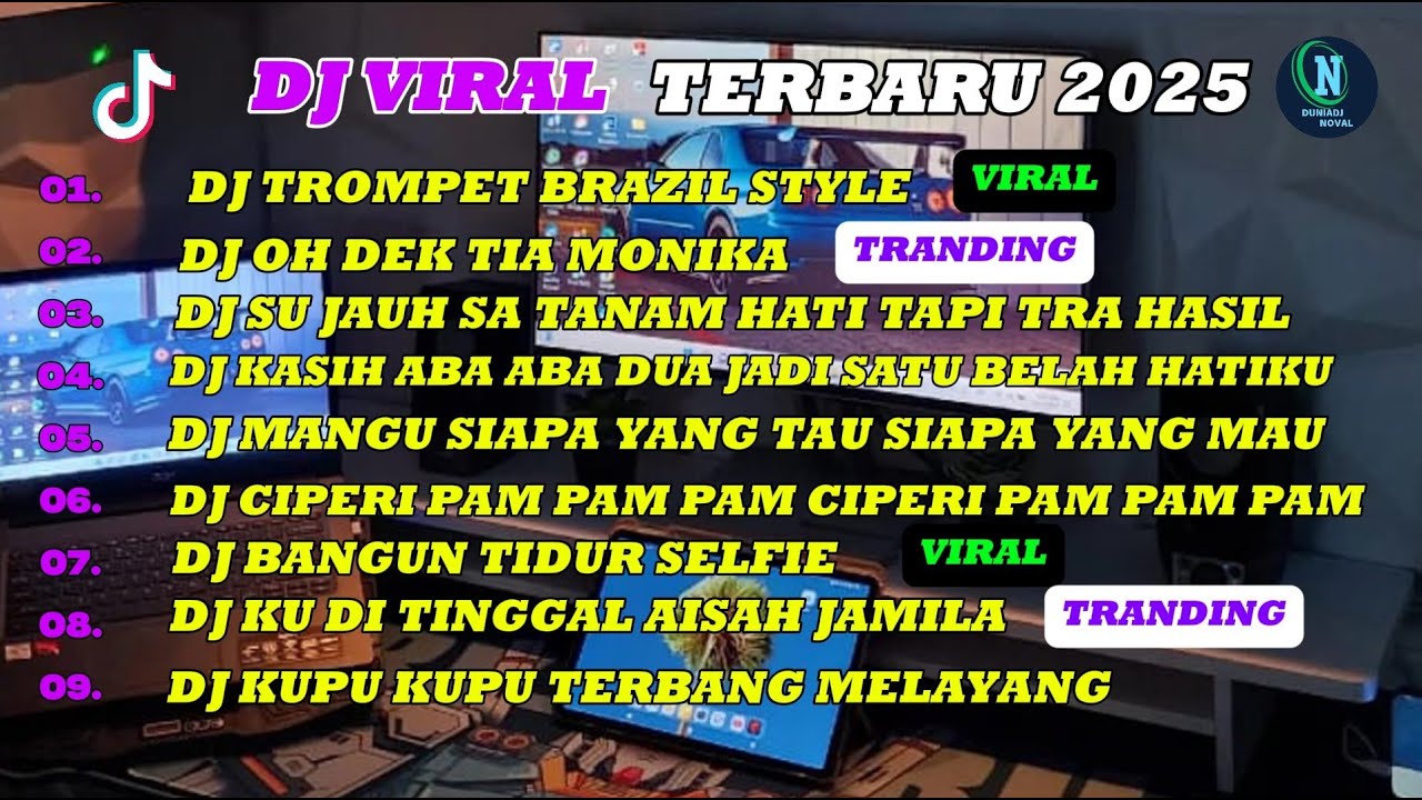 DJ TROMPET BRAZIL STYLE X GOYANG FULL BASS — SOUND TERBARU! ⚡TIKTOK VIRAL 2025‼️ AUTO HYPE 🎧
