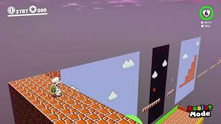 Getting on top of the 2d bullet bill wall: Super Mario Odyssey