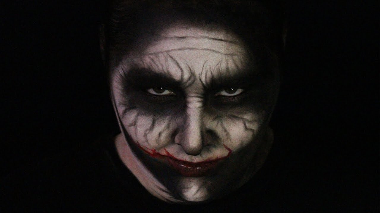 Easy Modern Joker Face Paint Tutorial by Bengalqueen - YouTube