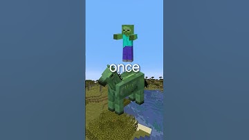 The Secret Behind The Zombie Horse In Minecraft...