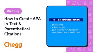 EasyBib's Guide to APA Parenthetical Citations