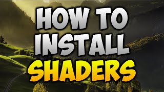 Minecraft 1.11/1.10.2 - How To Install Shaders Mod And Optifine (Simple) @Muaaz