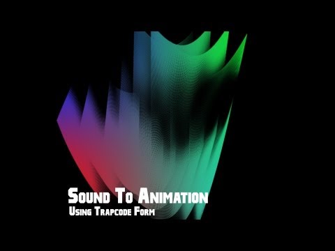 Sound To Animation using Trapcode Form (After Effects)