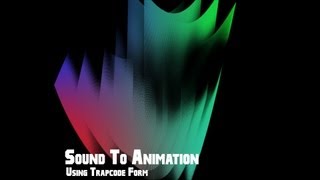 Sound To Animation using Trapcode Form (After Effects)