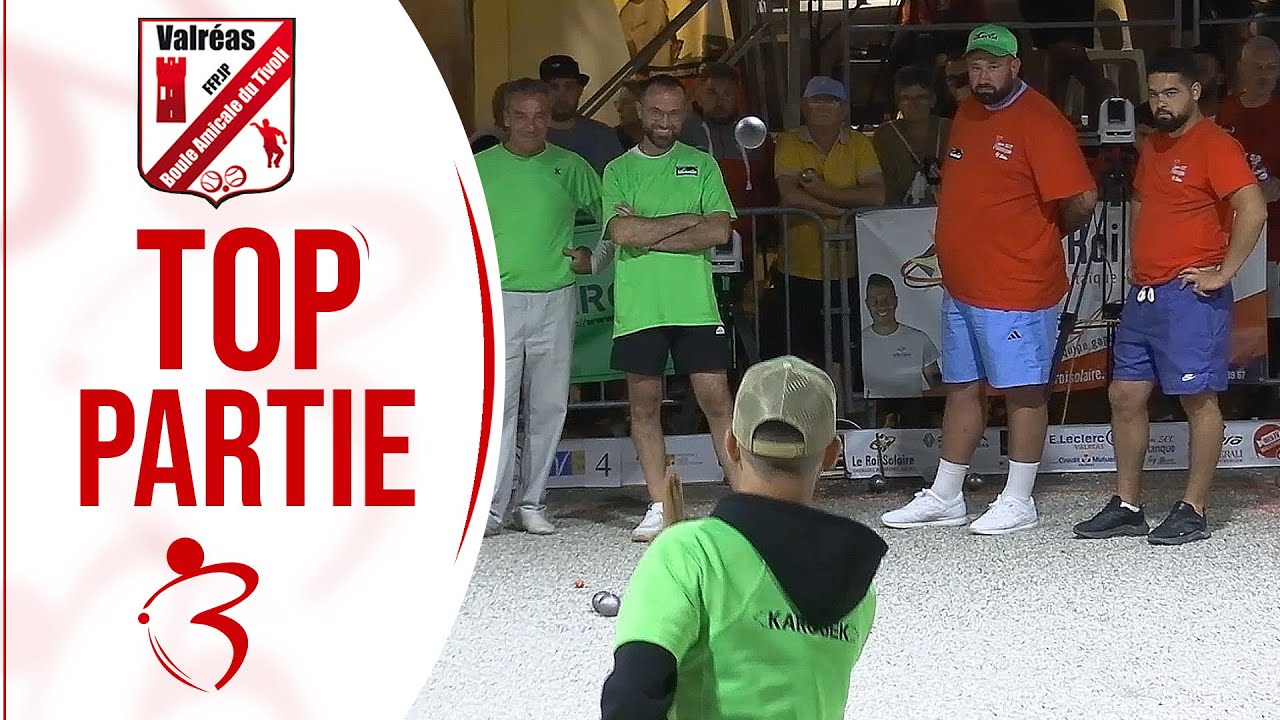 Miniature : Top 👍 16e en soirée P MAUREL vs B GIRE : Supranational à pétanque de Valréas 2024