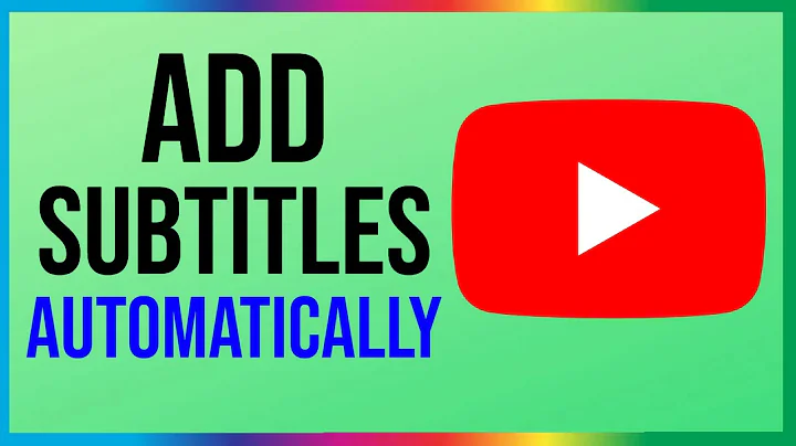 How to Add Subtitles to a Video on YouTube Automatically (2023)
