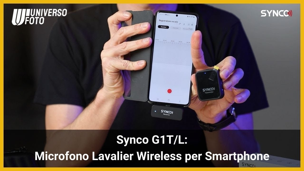 SyncoG1T/L: I nuovi microfoni lavalier wireless per smartphone di Synco! 