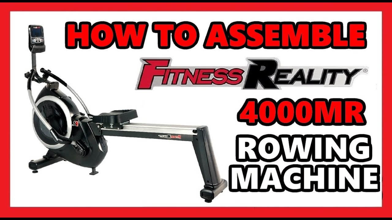 How to Assemble Fitness Reality 4000MR Magnetic Dual Handle Rowing