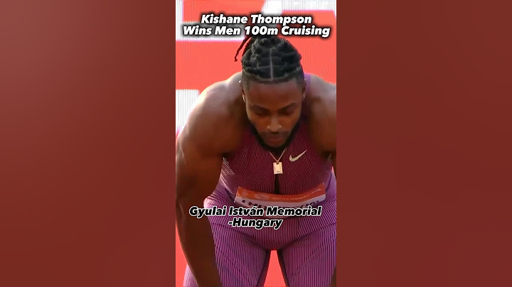 No Fluke! Kishane Thompson Shines in 100m again! 🔥