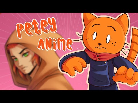 Petey de Dogman em estilo anime, no meu estilo.