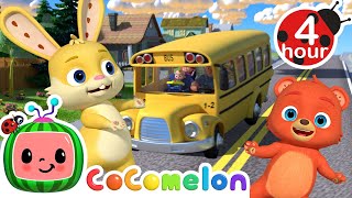 Let's Sing The Wheels on the Bus + More | Cocomelon - Nursery Rhymes | Fun Cartoons For Kids by  JJ's Animal Adventure 1,513,466 views 2 months ago 4 hours, 22 minutes