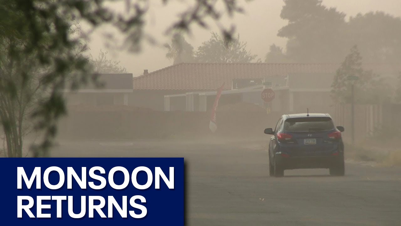 Phoenix sees first big monsoon storm for 2023 - YouTube