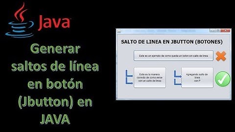 Generar o dar saltos de linea en Jbutton / saltos de linea en botones JAVA