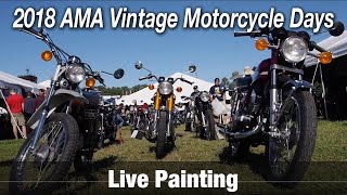 Motorcycle Art Part 76 2018 Ama Vintage Motorcycle Days