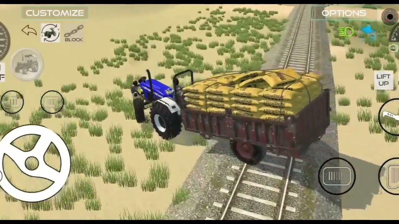 🚜Tractor 🚜 Dangerous Ramp😱Op Bolte 