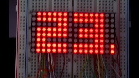 Dot Matrix Display Example