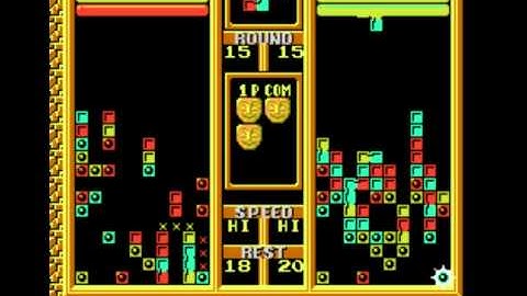 Tetris 2 - VS Mode: Hard (Level 15)