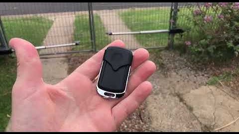 Demonstration of New Remotes for E-Guard Double Swing Gates