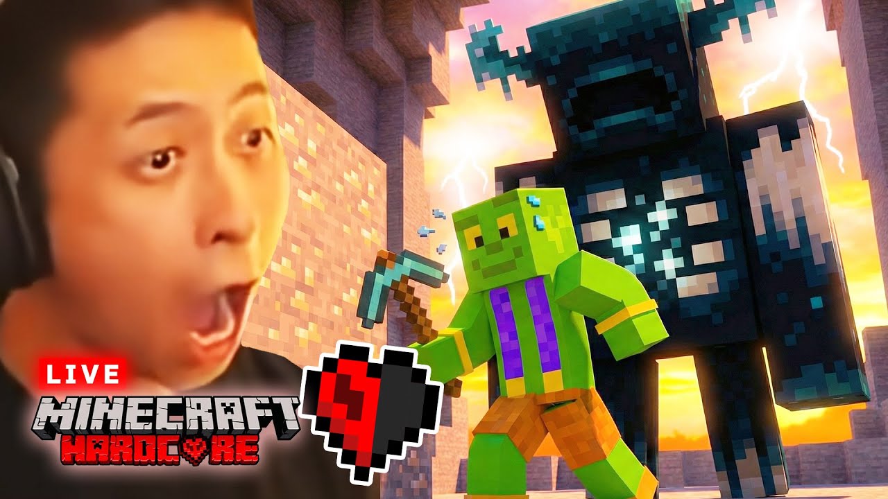 ハードコア】超危険な鉄鉱脈を発見。生還なるか。【マイクラ - Day29