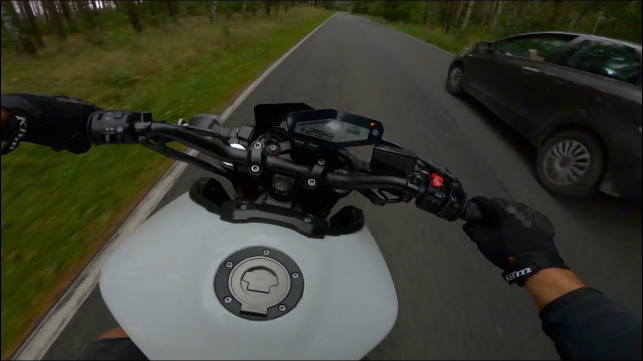 MT09 ON THE LIMITER 299 KM/H RECORD SPEED TURBO MT09 - YouTube